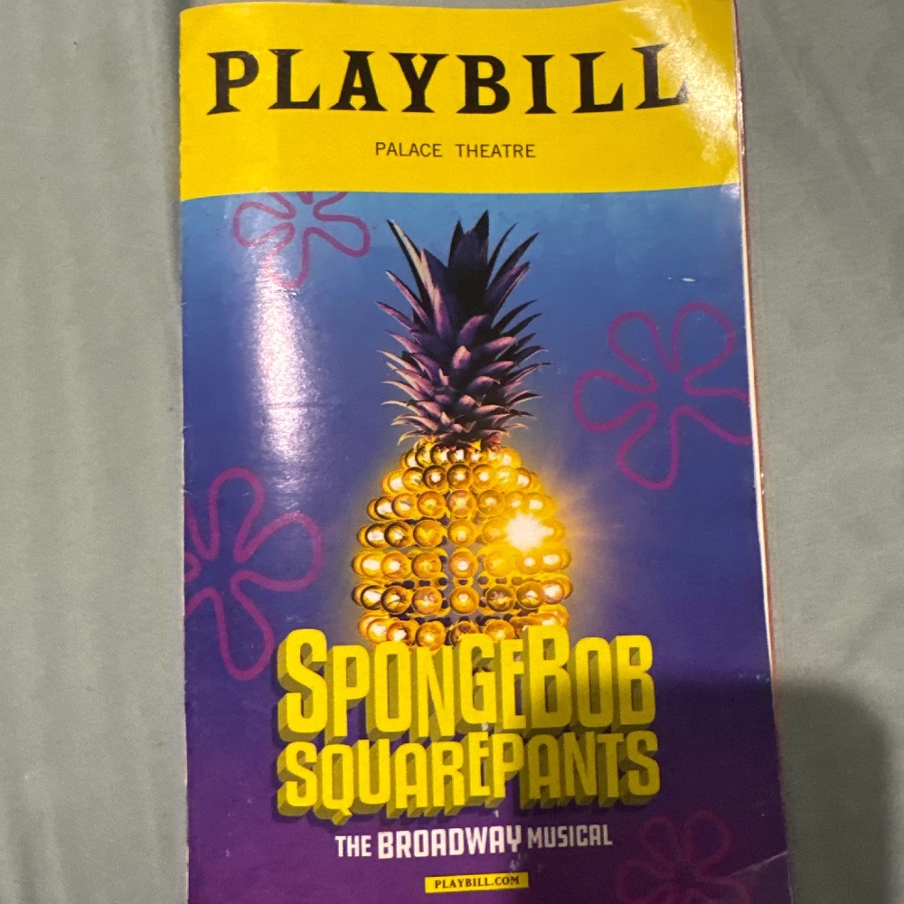 Spongebob Playbill
